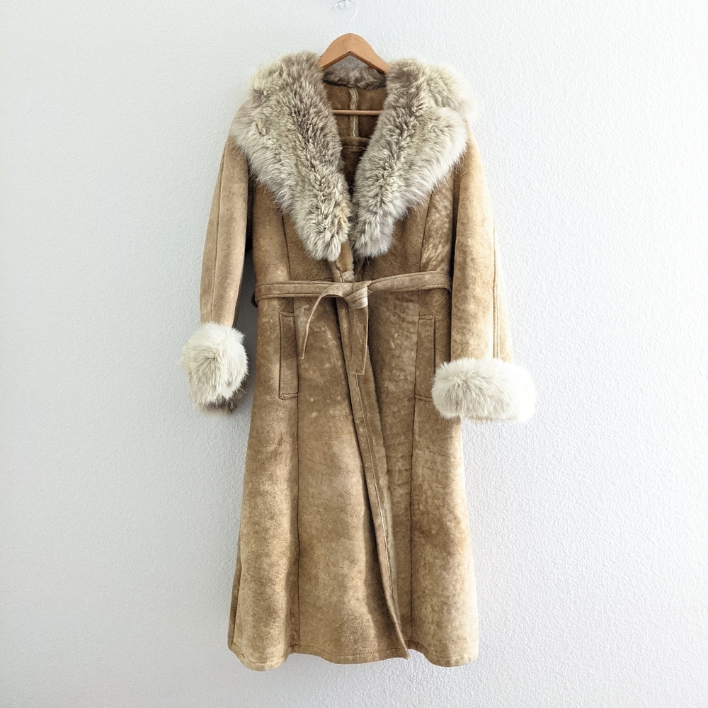Vintage Penny Lane Fur Coat S/M - Picture 1 of 12